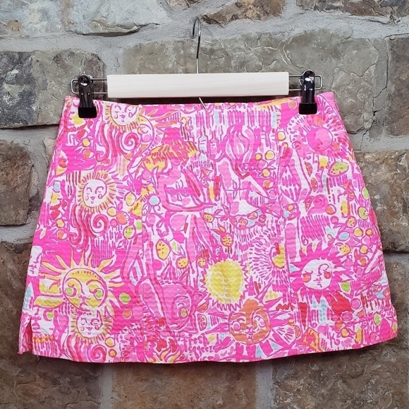 LILLY Pulitzer 00 Pink Pout January Skort - Picture 2 of 8